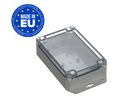 Plastic Enclosure with Clear Lid Universal 150x100x45mm Light Grey ABS / Polycarbonate IP65 / IK07